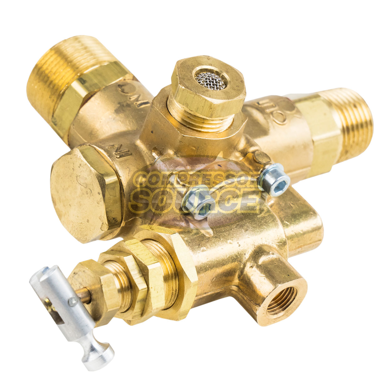 3/4 Compression x 1/2" NPT Gas Air Compressor Pilot Unloader Check